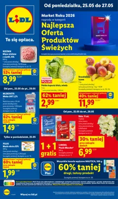 Lidl od poniedziałku
